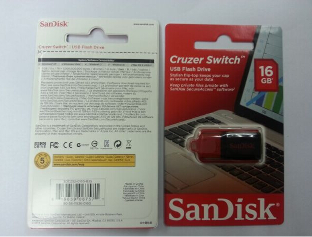 Cruzer Switch Flash Drive 4GB-64GB 