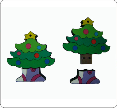 USB Flash Drive-Style Christmas Tree