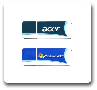 Cartoon USB Flash Drives Acer & Windows Vista
