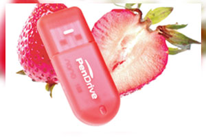 Cartoon USB Flash Drives:Fruity Strawberry