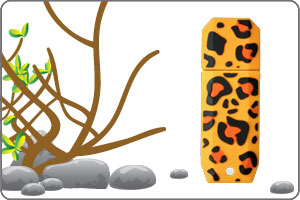 Cartoon USB Flash Drives:leopard