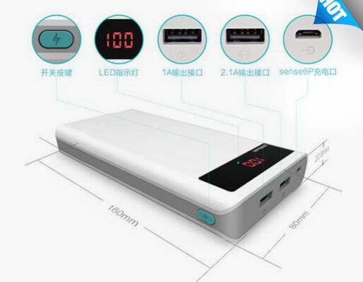  romoss high quality brilliant external battery charger power bank 20000mah