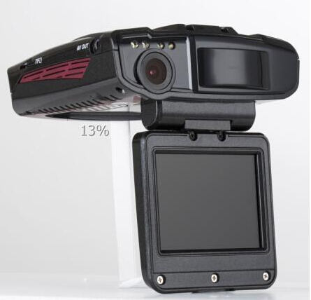 Ambarella A7 2016 new 3 in 1 car camera police radar detector+ GPS locator+car black box dash cam