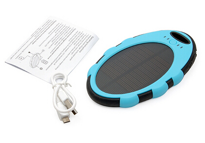 12V Portable 2600 mAh Solar Charger for Mobile Phone With CE ROHS