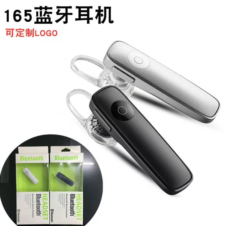 M165 Wireless Business Earbuds Headset Bluetooth Business One Ear with cell Phone 