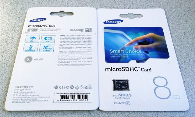 Samsung MicroSD C6 8GB-16GB