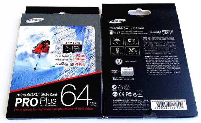 samsung Micro SD Pro Plus R95/W90 4K 32GB-64GB
