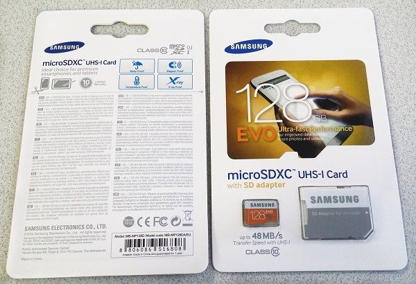samsung MicroSD EVO 16GB-128GB