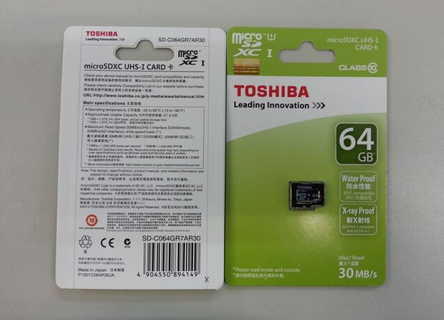 Toshiba MicroSDHC C10 64GB