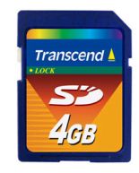 Transcend 4GB Secure Digital SD Card