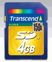 Transcend 4GB 150X Ultra High Speed Secure Digital SD Card