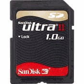 Sandisk 1GB 60X Secure Digital ULTRA II SD OEM Card