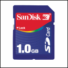 Sandisk 1GB Secure Digital SD Card