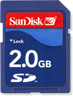 Sandisk 2GB Secure Digital SD Card