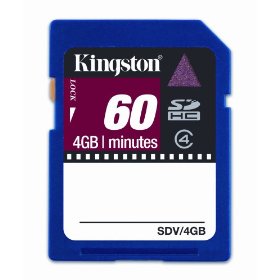 Kingston Technology SDV/4GB SDHC Video Card