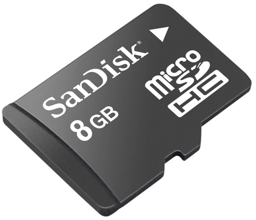 Sandisk 8GB Micro SDHC Card