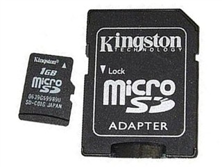 Kingston 1GB TransFlash Card