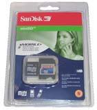Sandisk 128MB Secure Digital miniSD Card - In Stock Now