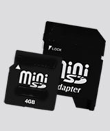 Transcend 4GB mini SD Secure Digital Card