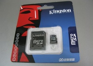 Kingston MiniSD cards 2GB