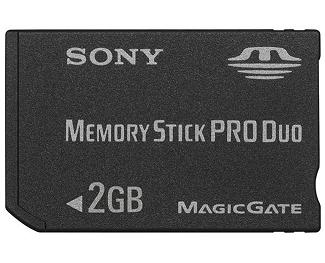 SONY 2GB Memory Stick PRO Duo Card