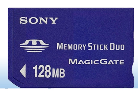 SONY MSH-M128A 128MB Memory Stick Duo Media