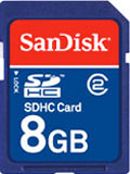 Sandisk 8GB SDHC Card(Standard Card)