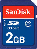 Sandisk 2GB SDHC Card(Standard Card)