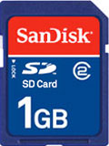 Sandisk 1GB SDHC Card(Standard Card)