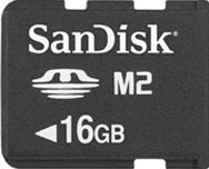 Sandisk Memory Stick 16GB Micro M2 Card