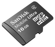 SanDisk Mobile Ultra 16GB microSD Card