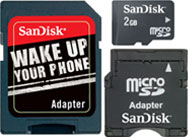 SanDisk microSD Card 2GB Mobile Memory Kit