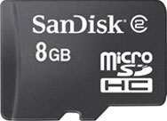 SanDisk 8GB microSD Card