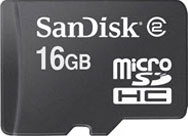 SanDisk 16GB microSD Card