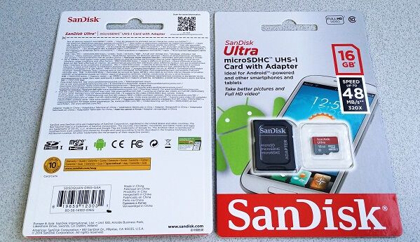 Sandisk MicroSD Ultra Class 10 48M/sec
