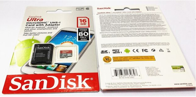 MicroSD Ultra Class 10 80M/sec (16g-128g)