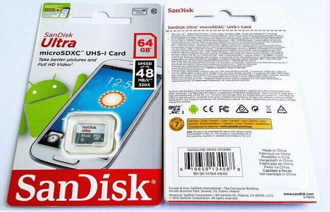 Sandisk ultra micro sd card 48mb/s