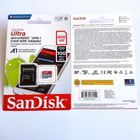 SANDISK ULTRA microSD UHS-I CARD 16GB 32GB 64GB  128GB 200GB 256GB 400GB R 100MB/S