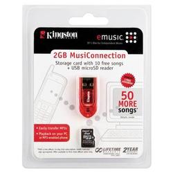 Kingston MusiConnection Starter Pack: microSD card + USB Card Reader + Music