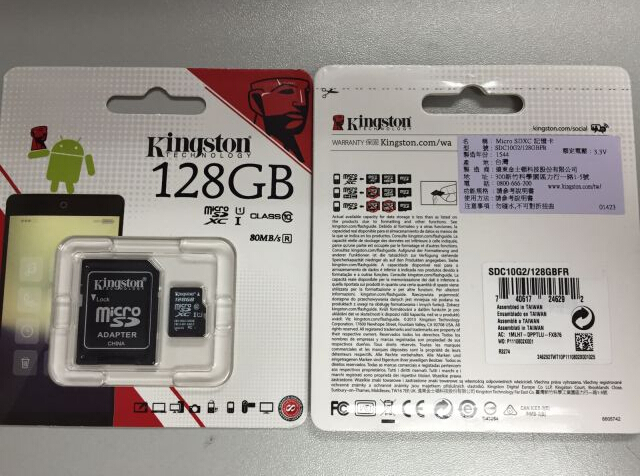 Micro Secure Digital Card (Class 10) (8GB-128GB)