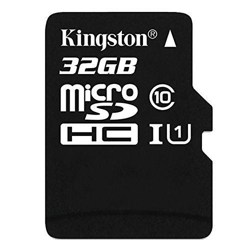 Kingston Digital 32GB microSDHC Class 10 UHS-I 45MB/s Read Card with SD Adapter