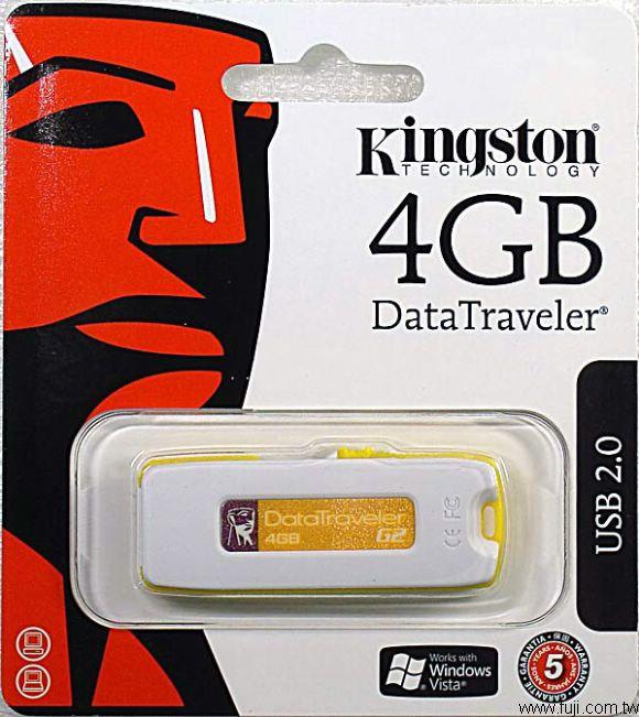 Kingston DataTraveler Generation 2 (G2) 4GB USB Flash Drive
