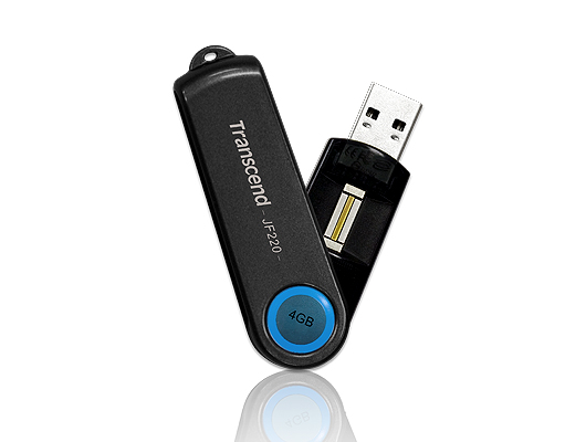 Transcend JetFlash 220 Fingerprint USB Flash Drive 4GB USB Flash Drive
