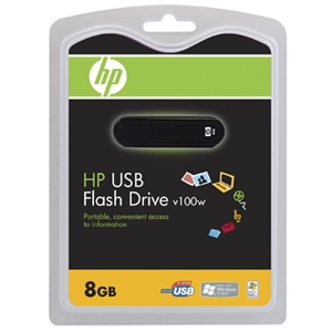 HP V100W 8GB USB 2.0 Flash Drive