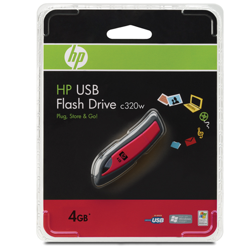 HP C320W 4GB USB Flash Drives