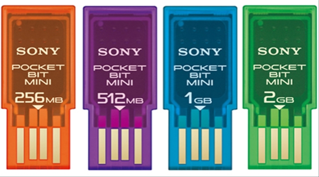 Sony Micro Vault Tiny  512MB USB Flash Drives