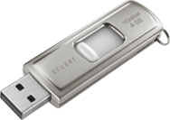 Sandisk Cruzer Titanium 4GB USB Flash Drive