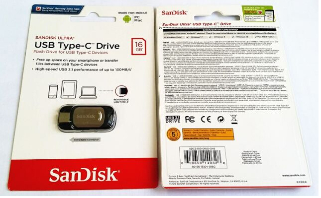 USB TYPE-C Flash Drive 16GB-32GB