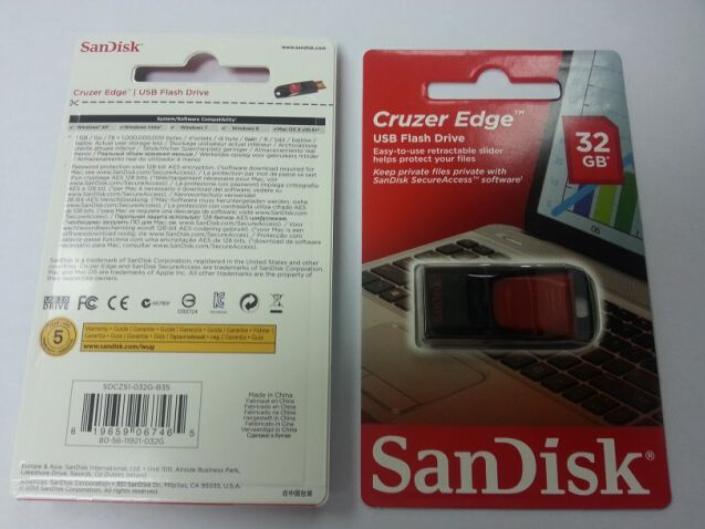 Cruzer Edge USB 4GB-64GB
