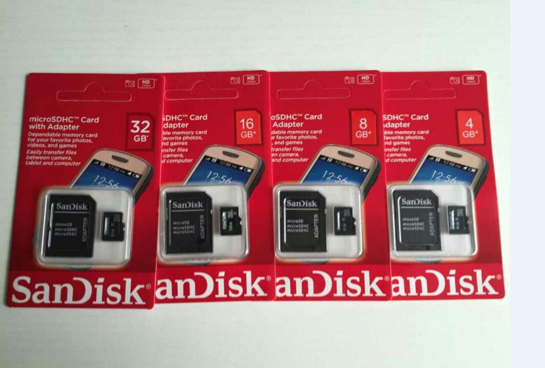 sandisk micro sd memory cards  8gb 16gb 32gb 64gb 128gb class 10